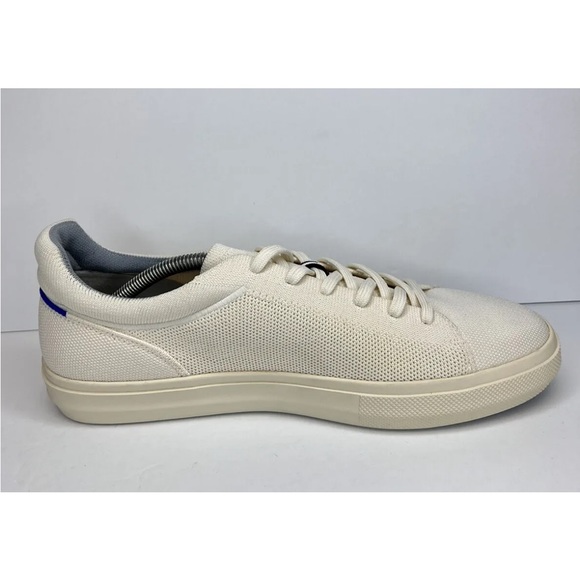 Rothy's Mens The RS02 Knit Unisex Sneakers Bone Size 11.5M/13 Wmns Mew W/O Box - Picture 3 of 16